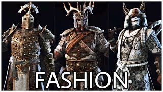 FASHION SHOWCASE in For Honor 21 LOADOUTS [upl. by Maer]