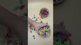 Colored Beads Bottles Bells ASMR Oddly Satisfying Sound Video [upl. by Weide852]