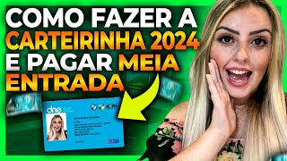 CARTEIRINHA DE ESTUDANTE 2024  COMO FAZER CARTEIRINHA DE ESTUDANTE [upl. by Akiemahs726]