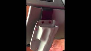 Under the steering column holster install [upl. by Hannahs]