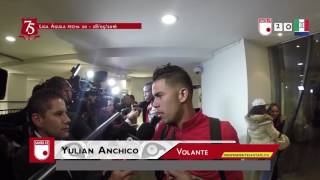 Reacciones Yulián Anchico Santa Fe 2  Once Caldas 0  Liga Águila 2016I [upl. by Atneuqal]