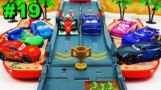 Disney Cars Toys Launcher Race Tournament Vol19 Next generation Racer amp WGP Racer [upl. by Thurman]