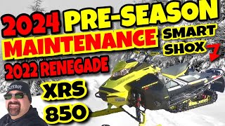 2024 Season Maintenance on 2022 Renegade XRS 850 with Smart Shox [upl. by Florette]