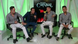 Ke Buena Entrevista con Banda Carnaval [upl. by Senn]