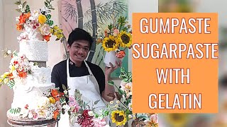 Gumpaste with Gelatin When to use Gumpaste advantage and storage Vlog 43 by Marckevinstyle [upl. by Gine]