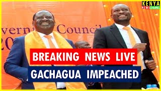 LIVE  ODM Leaders addressing the Nation after Gachagua impeachment in Parliament [upl. by Anthony]