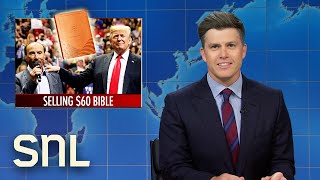 Weekend Update Trump Selling 60 Bibles Francis Scott Key Bridge Collapses  SNL [upl. by Aissila]