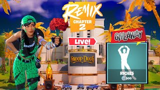 🔴LIVE  Fortnite  New Riches Emote Giveaways  Zero Build amp Having fun [upl. by Gracye]