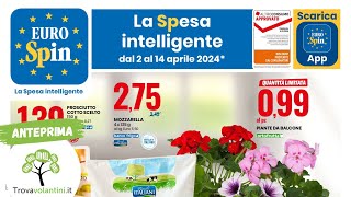 VOLANTINO EUROSPIN dal 2 al 14 aprile 2024 anteprima [upl. by Elysia]