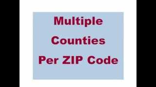 Counties by ZIP Code Database [upl. by Agemo15]