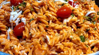 Recette facile  les pâtes au thon à la sauce tomateمقرونة بالطون والصلصة لذيذة و سهلة التحضير😋 [upl. by Aeel]