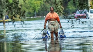 Inland Tampa residents bombarded by Hurricane Milton flooding [upl. by Ybroc732]