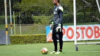 Cristian Vargas arquero de Atlético Nacional [upl. by Nimesay]