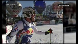 Alpine ski 2004 Kitzbuhel Abfahrt [upl. by Boothman]