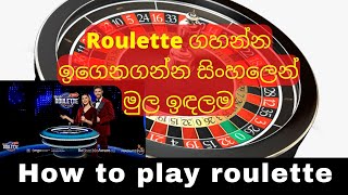 how to play roulette casino 1xbet sri lanka sinhala [upl. by Engis]