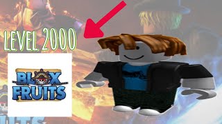 PEGANDO LEVEL 2000 NO BLOX FRUITS RobloxBlox Fruits [upl. by Hinkle479]