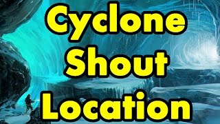 Skyrim How to get the Cyclone Shout [upl. by Airat]