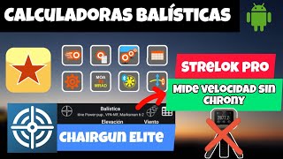 Calculadora balística  Strelok y Chairgun Elite como configurar [upl. by Maia]