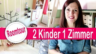 6 qm Kleines KINDERZIMMER Roomtour  DIY  Geschwister Zimmer  2 Kinder 1 Kinderzimmer😱  Rebekka [upl. by Wolfe]