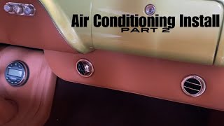 1951 Shoebox Ford  Air Conditioning Install Part 2 [upl. by Pomfrey227]