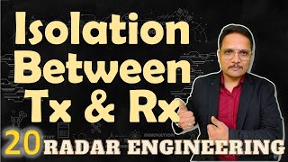 Isolation between Transmitter amp Receiver in RADAR System  Isolation by Microwave Devices amp Antennas [upl. by Ynelram]