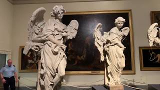 4K Berninis Angels  4 Angel Statues at the Vatican Museum  Rome Italy  ECTV [upl. by Calvano]