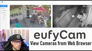 How to view Eufy Security Cameras From Computer Browser [upl. by Lemraj]