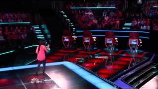 Mayra Alvarez quotHuman Naturequot The Voice USA Season 7 Episode 5 [upl. by Hasan]