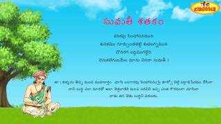 Sumathi Satakam  Kanakapu Simhasanamuna  Telugu Padyalu  KidsOne [upl. by Ennoirb]