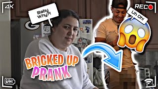 Caught Bricked Up Prank On Girlfriend [upl. by Eidnahs]