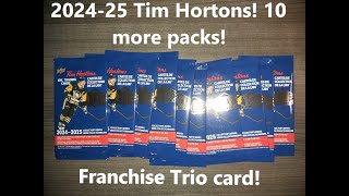 202425 Tim Hortons 10 packs A Franchise Trio card [upl. by Hubey]