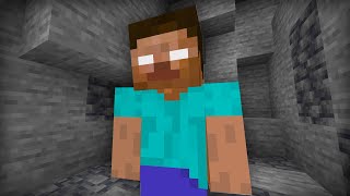 Trolling with a FAKE Herobrine in Minecraft [upl. by Amber]