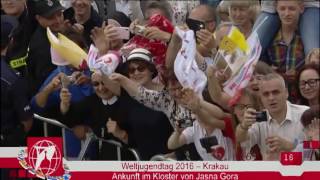 LIVE VOM WELTJUGENDTAG  Heilige Messe mit Papst Franziskus in Tschenstochau [upl. by Karlie]