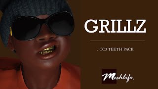 Grillz Teeth by MeshLife [upl. by Inamik]