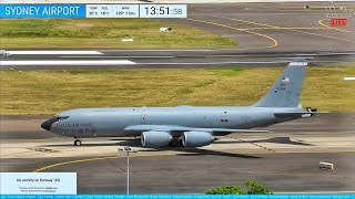 🔴 SPECIAL KC135 TakeOff and Landing  Plane Spotting  Sydney Airport YSSYSYD with Kurt  ATC 🔴 [upl. by Savage689]