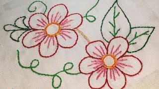 Backstitch  Learn Hand Embroidery for Beginners [upl. by Franklyn]