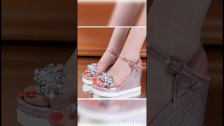 Stylish trendy sandals for girls fashion design youtubeshort viral [upl. by Arobed]