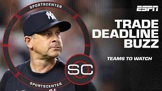 MLB trade deadline buzz ⚾ Teams that needs upgrade amp teams to watch 👀  SportsCenter [upl. by Nuahsar]