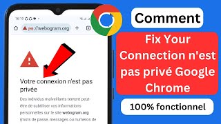 Votre connexion nest pas privée। Comment réparer votre connexion nest pas privée dans Chrome [upl. by Dnalram289]