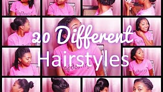 20 HAIRSTYLES for Straight Dirty Relaxed Hair [upl. by Penthea]