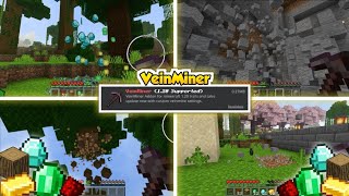 ADDON SURVIVAL TERBAIK  VEINMINER 120  MCPE 120 [upl. by Geneva498]