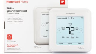 How to reset Honeywell T6 WiFi thermostat [upl. by Epolulot]