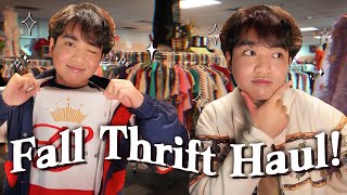 Oh wow a Fall Thrift Haul [upl. by Aihsik]