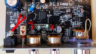 Lepy LP2024A Amplifier with Tripath TAA2008 Chipset [upl. by Bullen]