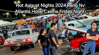 Drive to Hot August Nights Atlantis Hotel Casino Friday THE RIDES [upl. by Kuebbing]