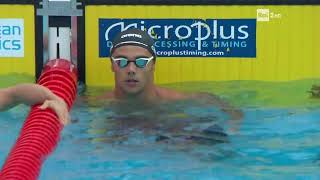 THOMAS CECCON European Swimming Championship 50 butterfly final European Champion [upl. by Thorncombe]