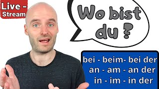 Deutsch lernen die lokale Präposition quotaufquot alle Regeln Beispiele Wechselpräposition A2 B1 B2 [upl. by Galen]