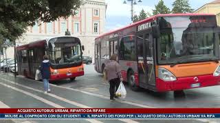 Acquisto autobus urbani riparto da rifare  Trsp  news del 221122 [upl. by Pinelli619]