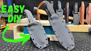 How to Make a Kydex Sheath on a Budget [upl. by Aruabea]