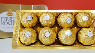 Ferrero Rocher quotThe Golden Experiencequot Chocolate Unboxing ASMR [upl. by Nylinnej148]